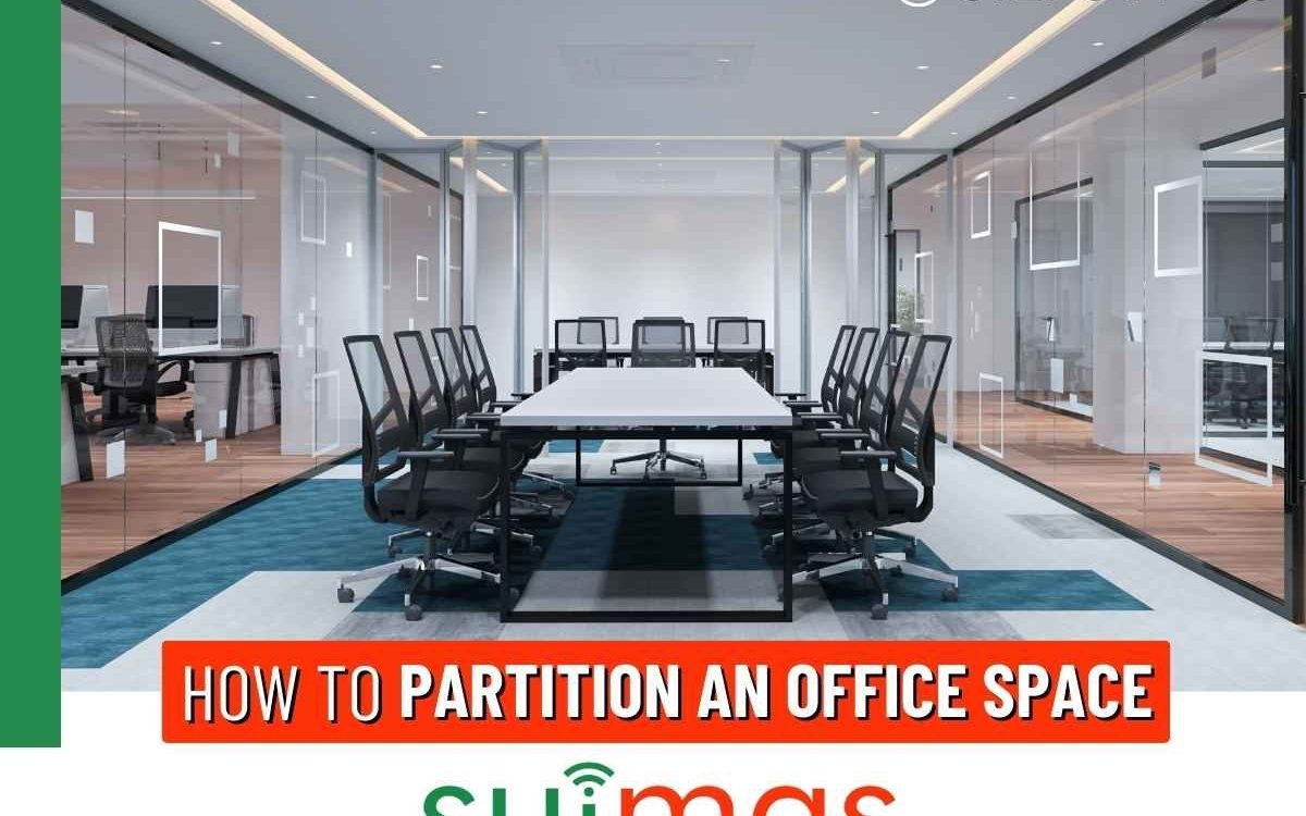 How do I partition a small office space?