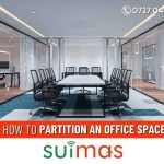 How do I partition a small office space?