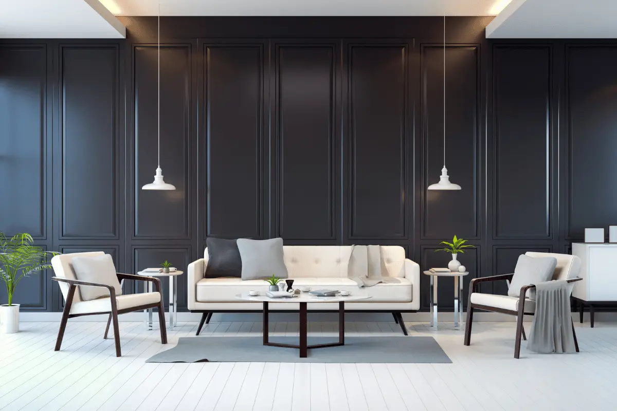 Residential interior design in Kenya by Suimas — living area with modern finishes